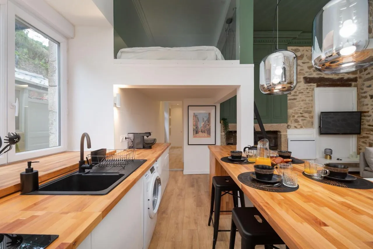 Superbe Appartement Avec Jardin Dinan Centre - Jerzual Lejlighed